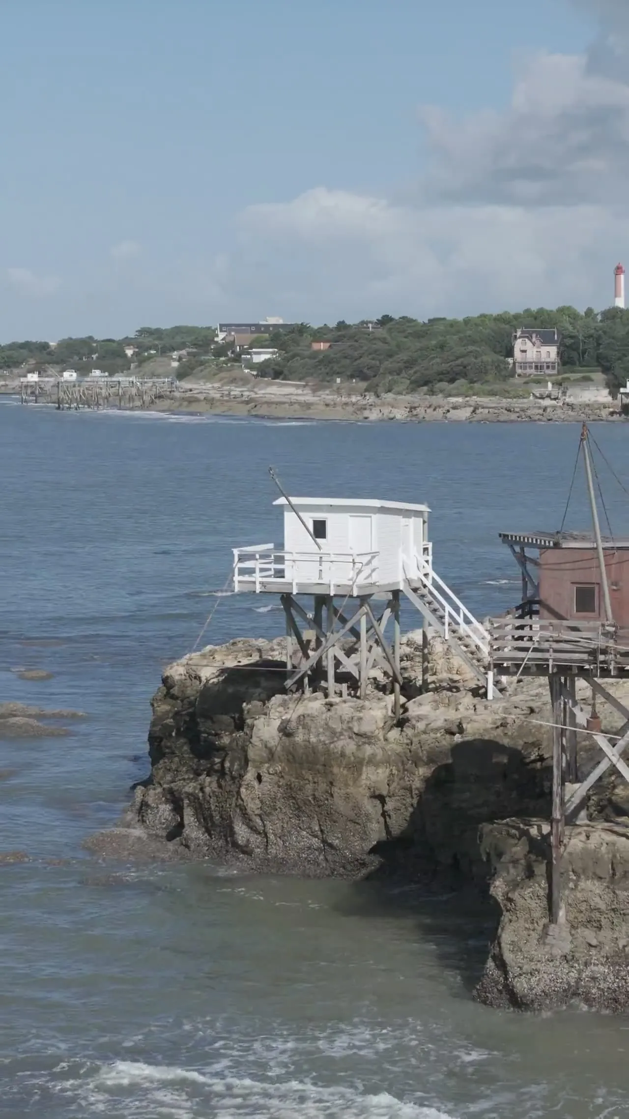 Carrelet de Royan sur la Côte de Beauté, vu du ciel